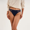 String coton majoritaire bleu marine femme