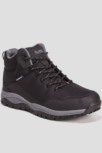 Bottines imperméables Trappeur noir homme