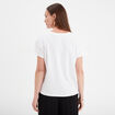 T-shirt manches courtes coton blanc femme