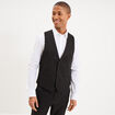 Gilet de costume sans manches noir homme