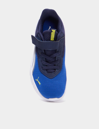 Baskets running scratchs Puma FlexFocus bleu fonc&eacute; gar&ccedil;on