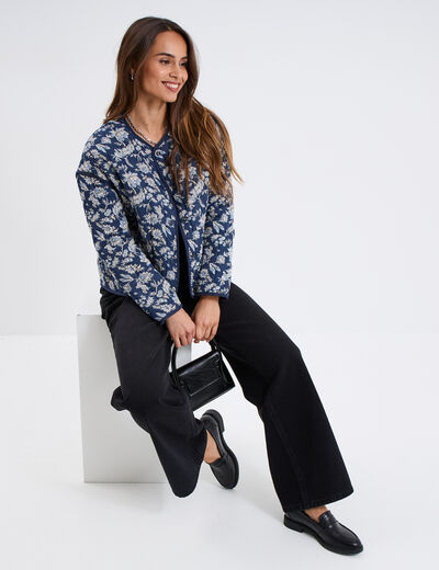 Débardeur bretelles larges coton bleu roi femme