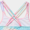 Maillot de bain 2 pi&egrave;ces tie and dye multicolore fille