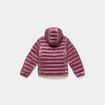 Doudoune l&eacute;g&egrave;re &agrave; capuche imperm&eacute;able bordeaux fille