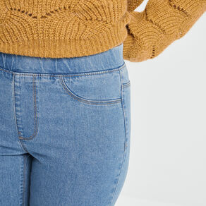 jegging taille standard denim stone femme Jegging taille standard denim stone femme