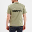 T-shirt manches courtes Naruto vert kaki homme