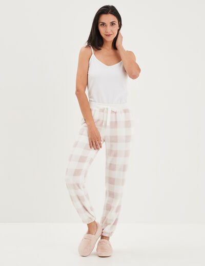 Pantalon de pyjama rose femme