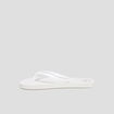 Tongs semelle plate blanc femme