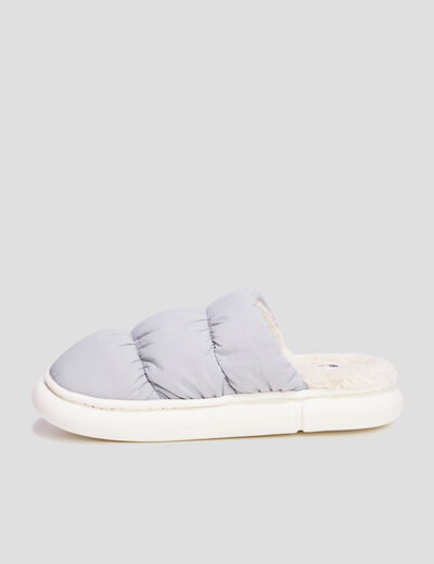 Chaussons mules matelassés Liberto bleu clair femme