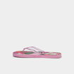 Tongs entredoigts &agrave; paillettes rose femme