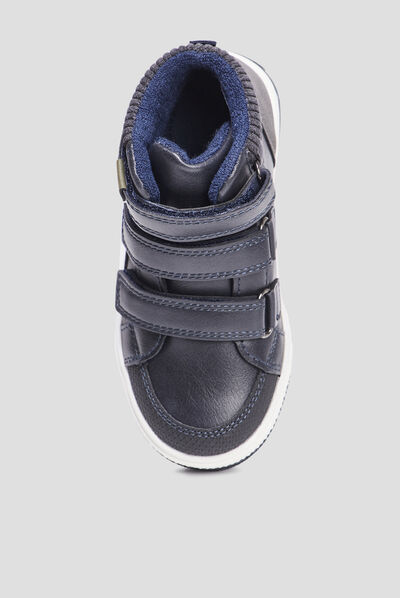 Baskets montantes Creeks Kamil bleu marine garçon