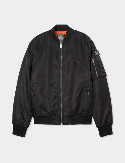 Blouson bomber déperlant Liberto noir homme
