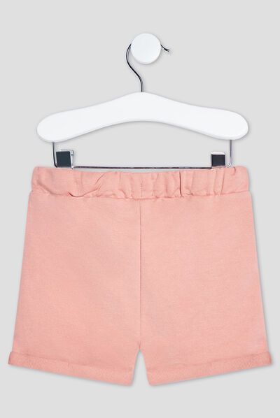 Short droit orange foncé bébé garçon