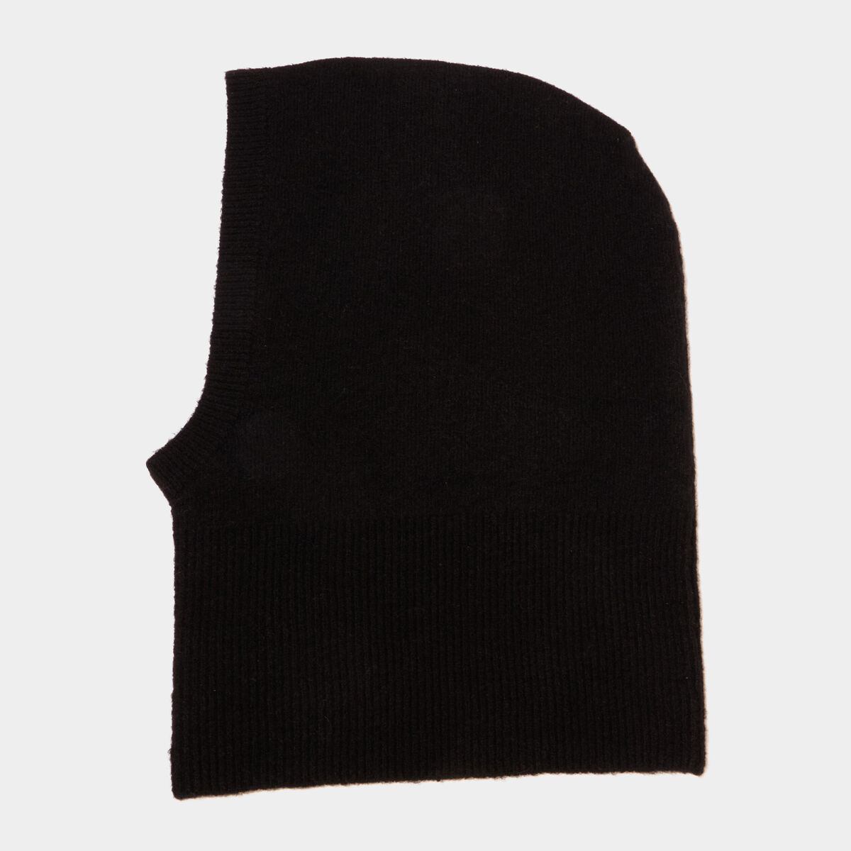 Cagoule en maille tricot noir femme