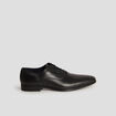 Derbies à lacets en cuir noir homme