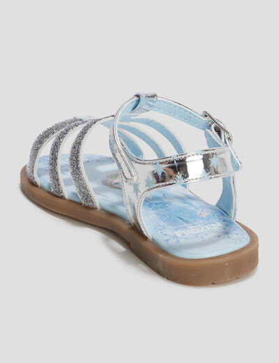 Sandales à brides Reine des neiges bleu ciel fille