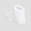 Baskets montantes à scratchs blanc homme