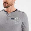 Ensemble pyjama 2 pi&egrave;ces gris fonc&eacute; homme