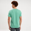 T-shirt col rond manches courtes coton vert menthe homme