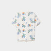 Lot 2 t-shirts manches courtes coton ecru gar&ccedil;on
