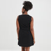 Robe sans manches à ouvertures Mosquitos noir femme