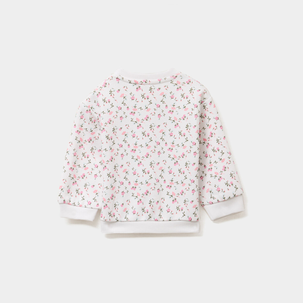 Ensemble sweat et legging ecru bébé fille