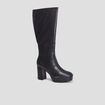Bottes &agrave; talons hauts noir femme