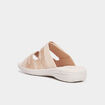 Sandales à scratchs cuir Confortissimo sable femme