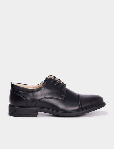 Derbies lacées noir homme