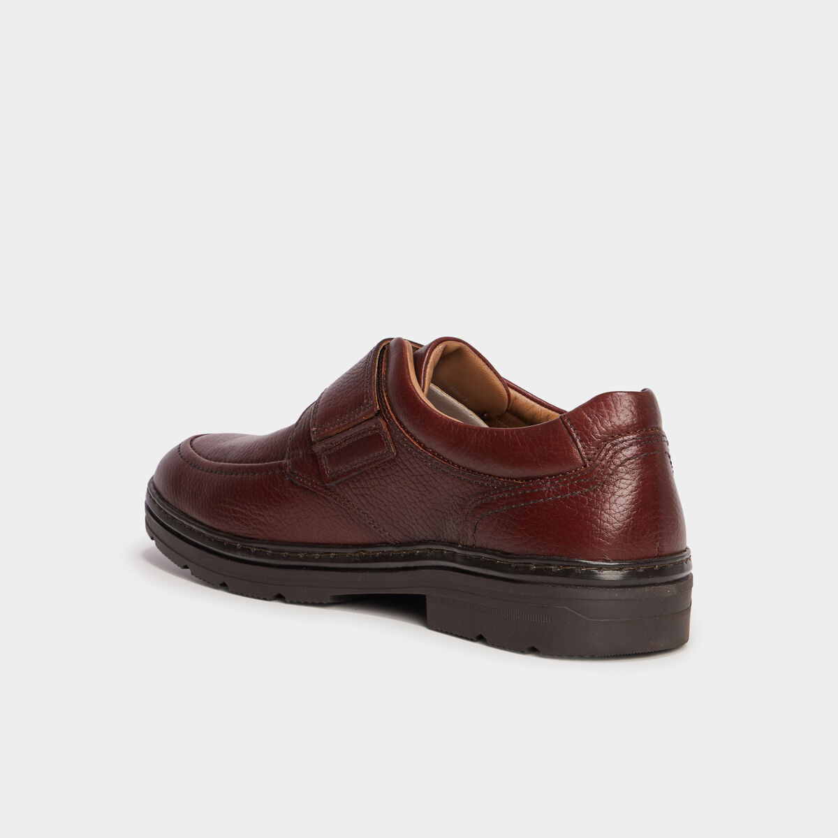 Derbies en cuir marron homme