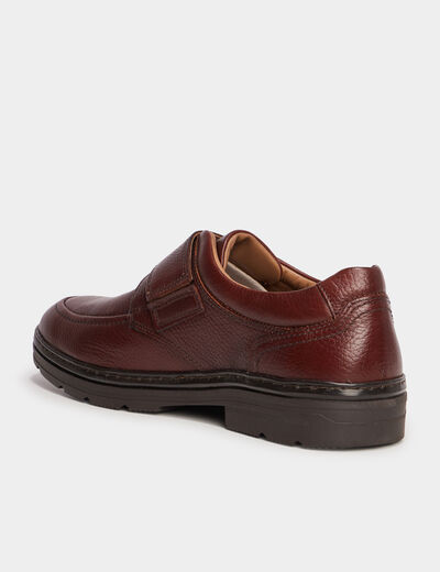 Derbies en cuir marron homme
