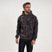 Sweat hoodie &agrave; capuche molleton gris homme