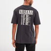 T-shirt manches courtes coton Nirvana gris foncé homme