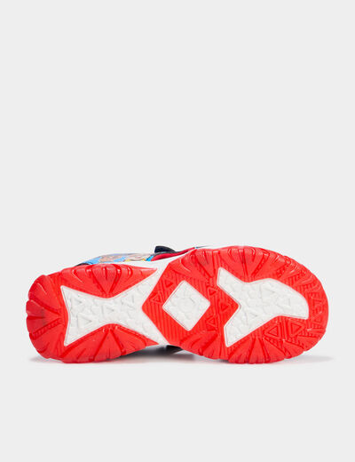 Sandales semelles lumineuses Paw Patrol bleu marine garçon