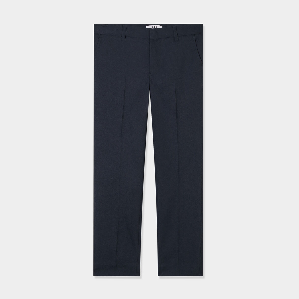 Pantalon de costard droit à pinces bleu marine garçon