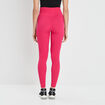 Legging taille haute côtelé rose cerise femme