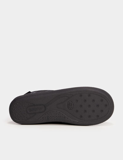Chaussons fourrés Isotoner bleu homme