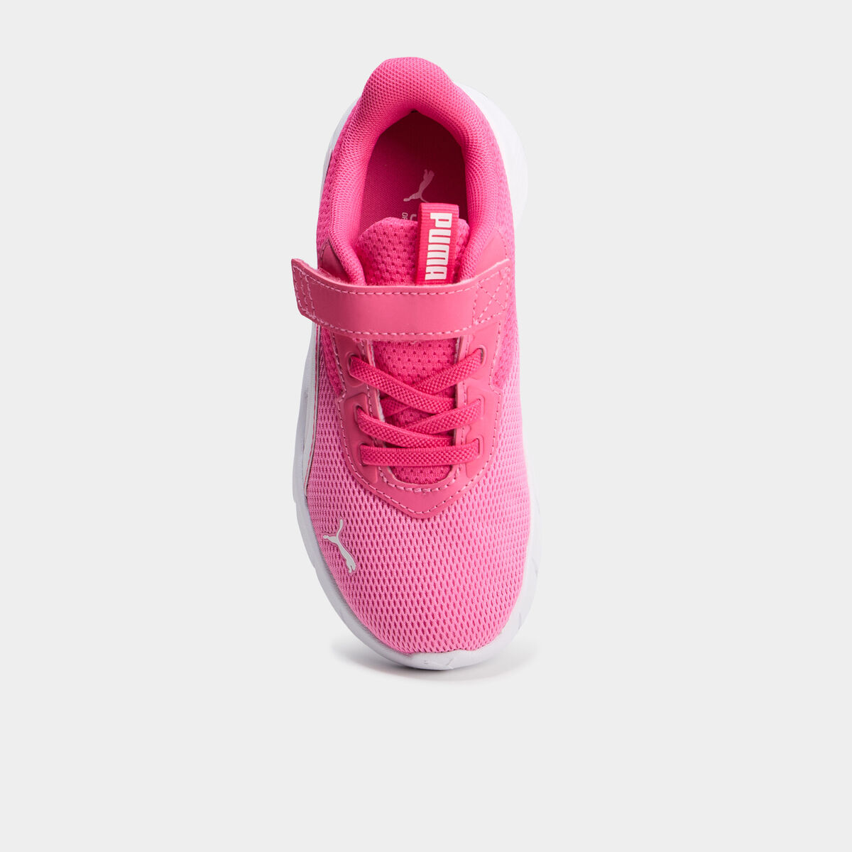 Baskets running scratchs Puma Flexfocus rose fluo fille