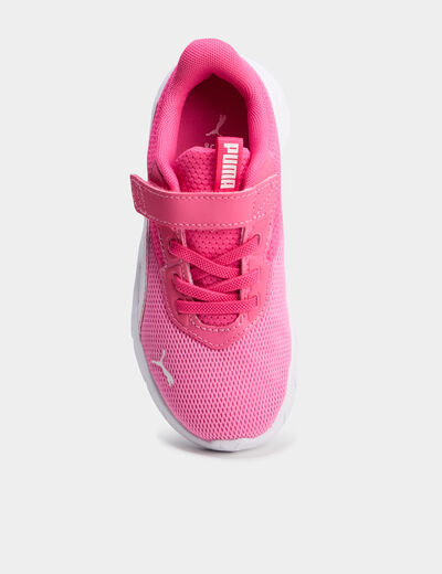 Baskets running scratchs Puma Flexfocus rose fluo fille