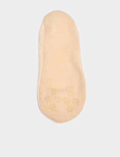 Lot 2 prot&egrave;ge-pieds c&ocirc;tel&eacute;s multicolore femme