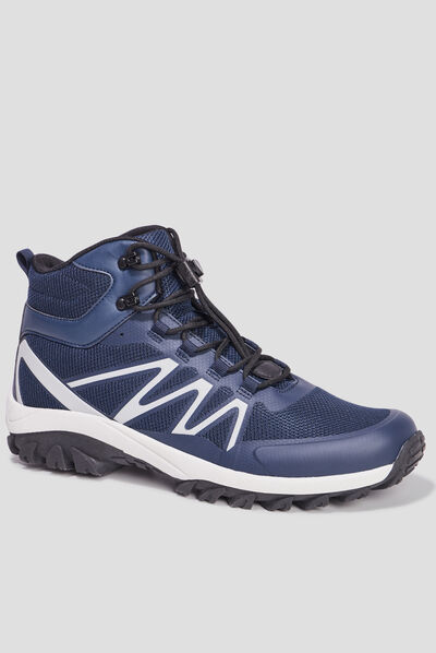 Boots à lacets Trappeur Bartix bleu marine homme