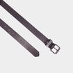 Ceinture boucle carr&eacute;e noir gar&ccedil;on