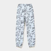 Pantalon de jogging molleton bleu ciel fille