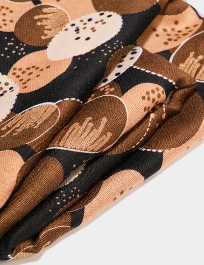 Foulard camel femme