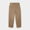 Jean large baggy 5 poches vert kaki homme