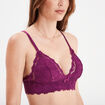 Soutien-gorge triangle paddé rouge femme