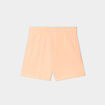 Short droit taille élastiquée orange fluo fille