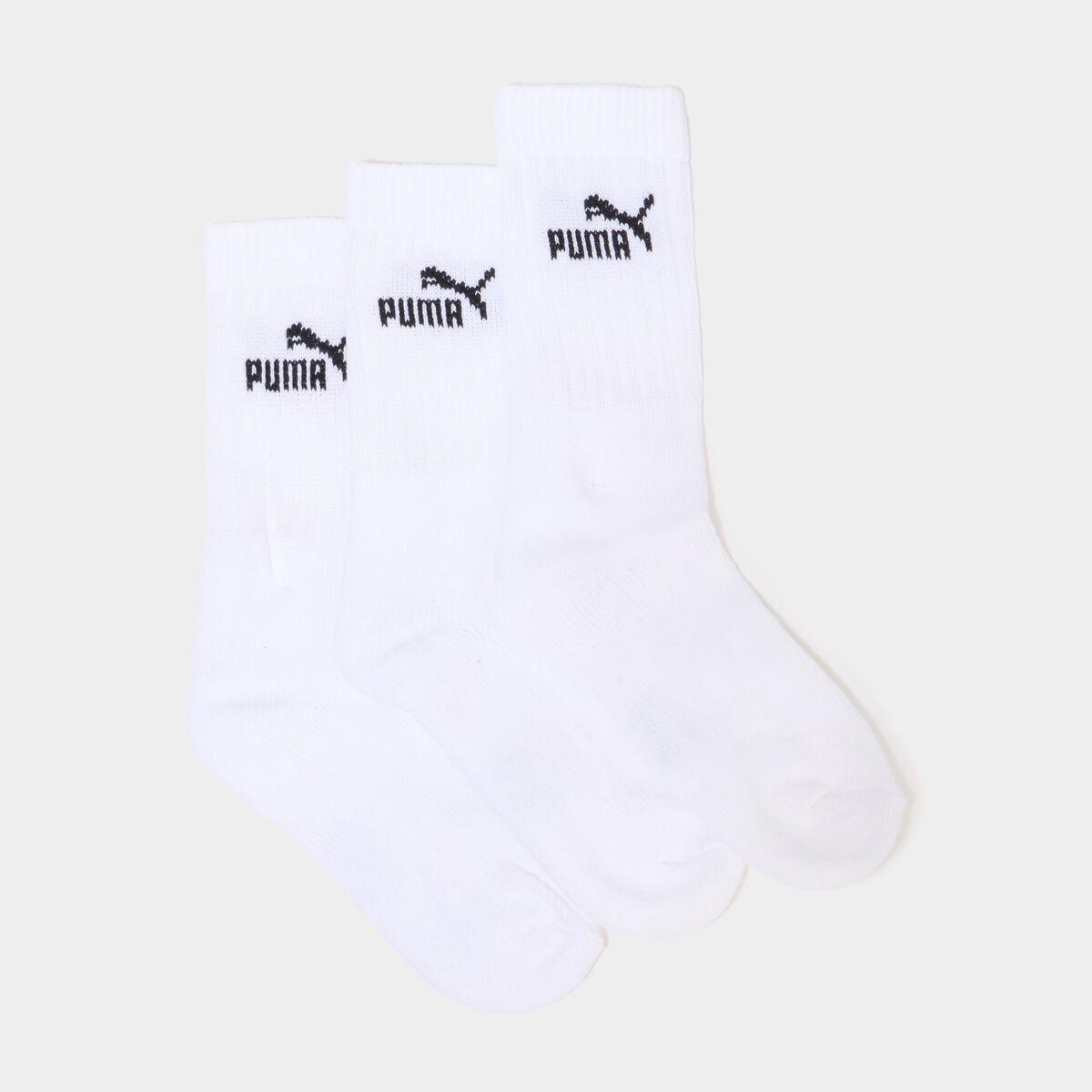 Lot 3 paires chaussettes Puma blanc gar&ccedil;on