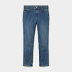 Jeans droit taille haute denim dirty femme grande taille