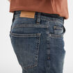 Jeans straight 5 poches denim used homme